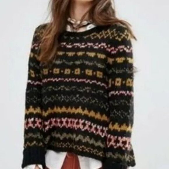 Free People "Through the Storm" Sweater m - Picture 1 of 10